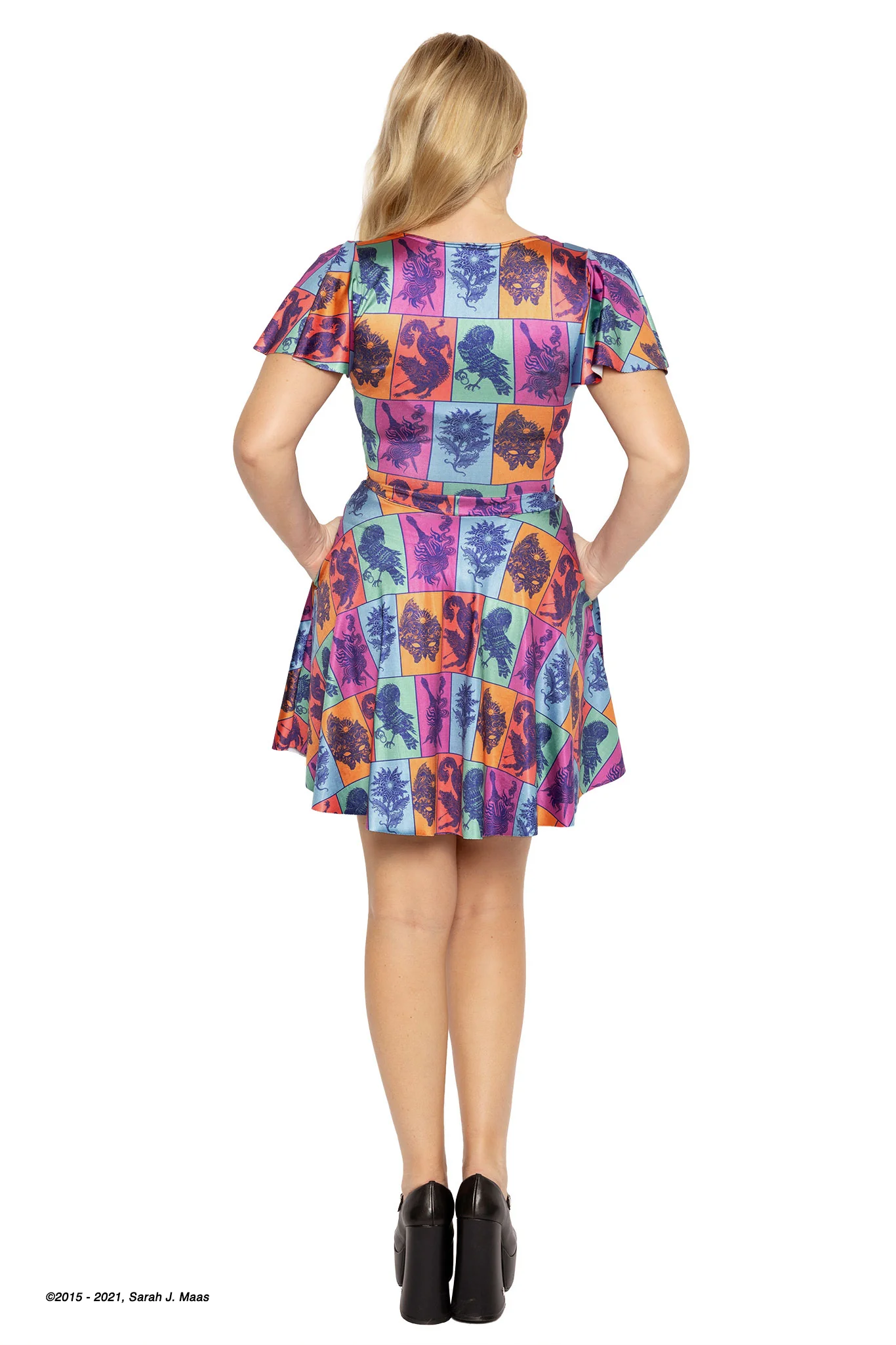 A Court of Thorns and Roses Series Rio Skater Dress - Image 7