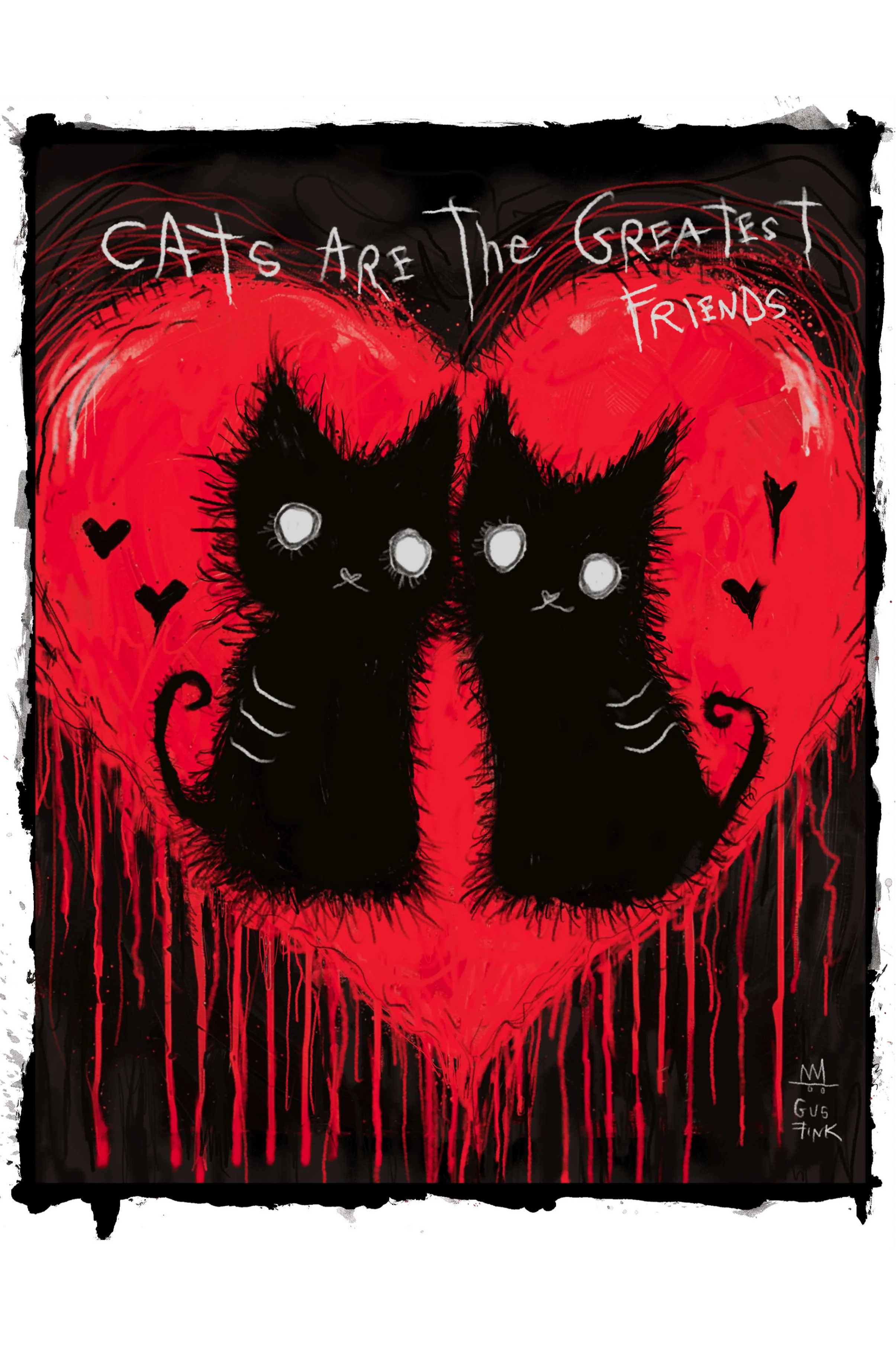 Black Cat Love Baby Tee - Image 5