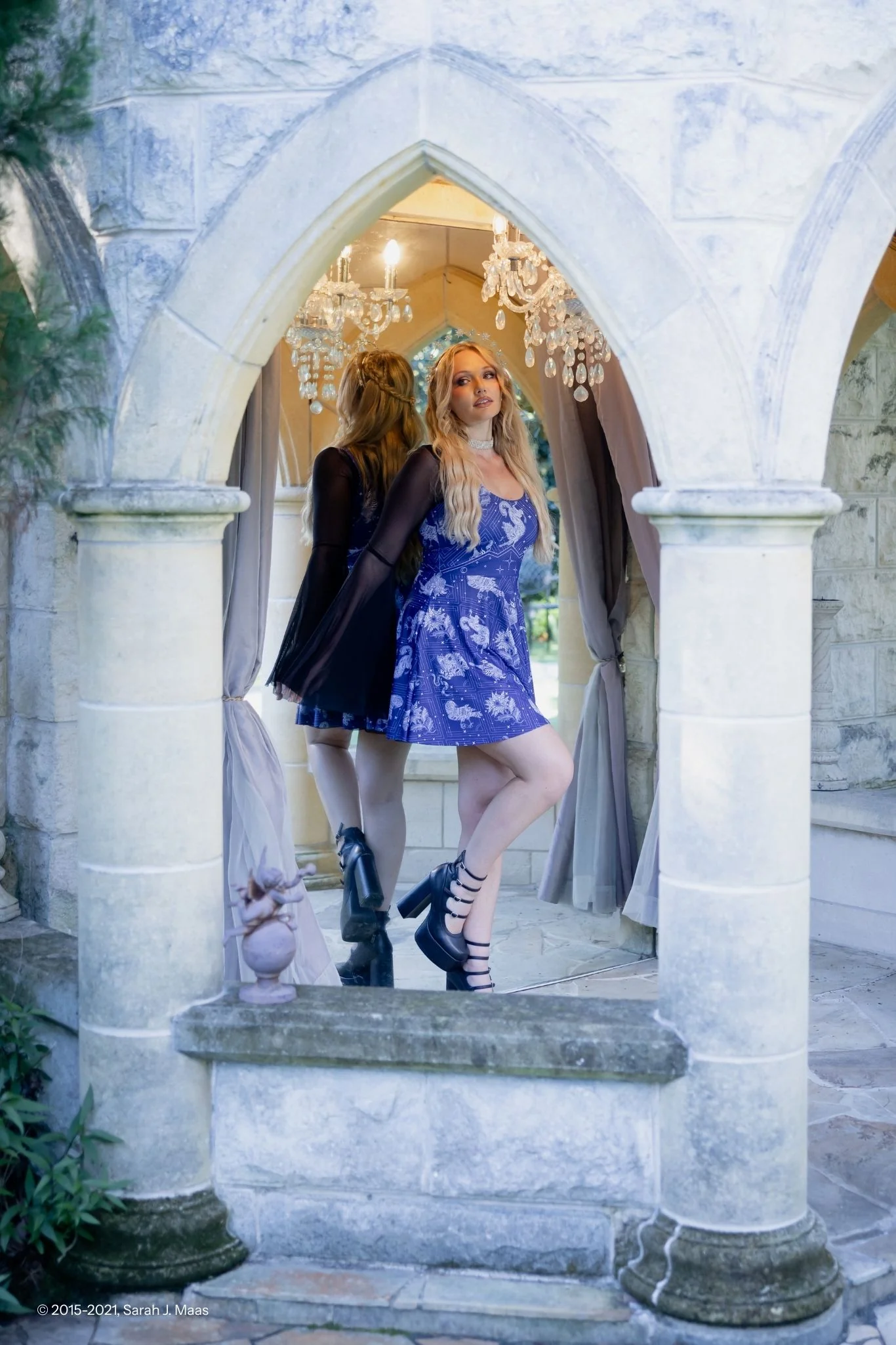 Court of Dreams Scoop Skater Dress - Image 8