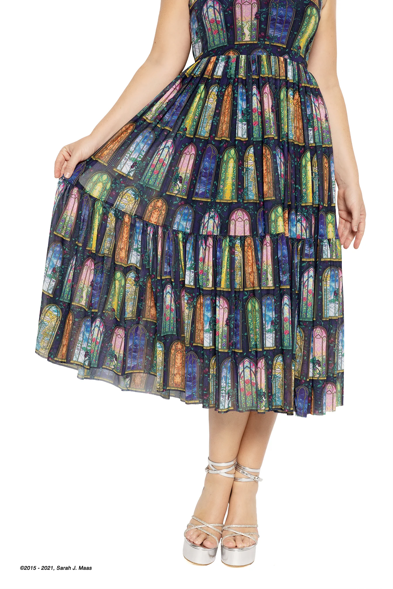 Courts of Prythian Sheer Midaxi Dress - Image 7