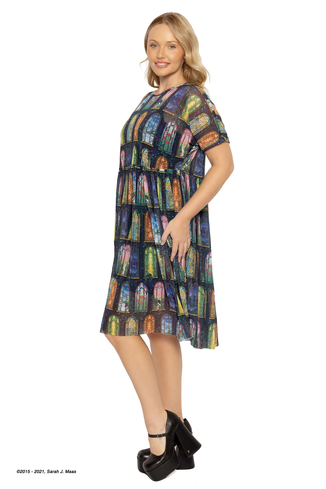 Courts of Prythian Sheer Smock Dress - Image 4