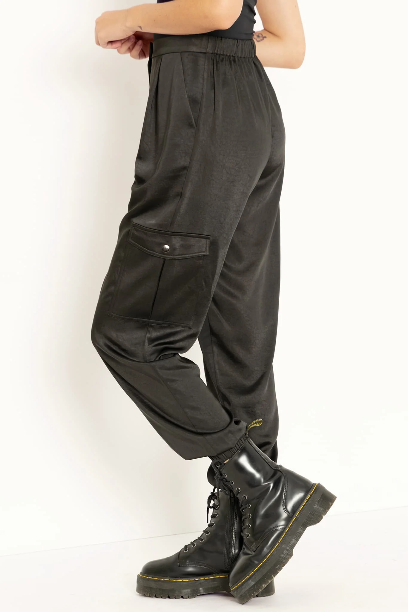 Cyber space Black Joggers - Image 3