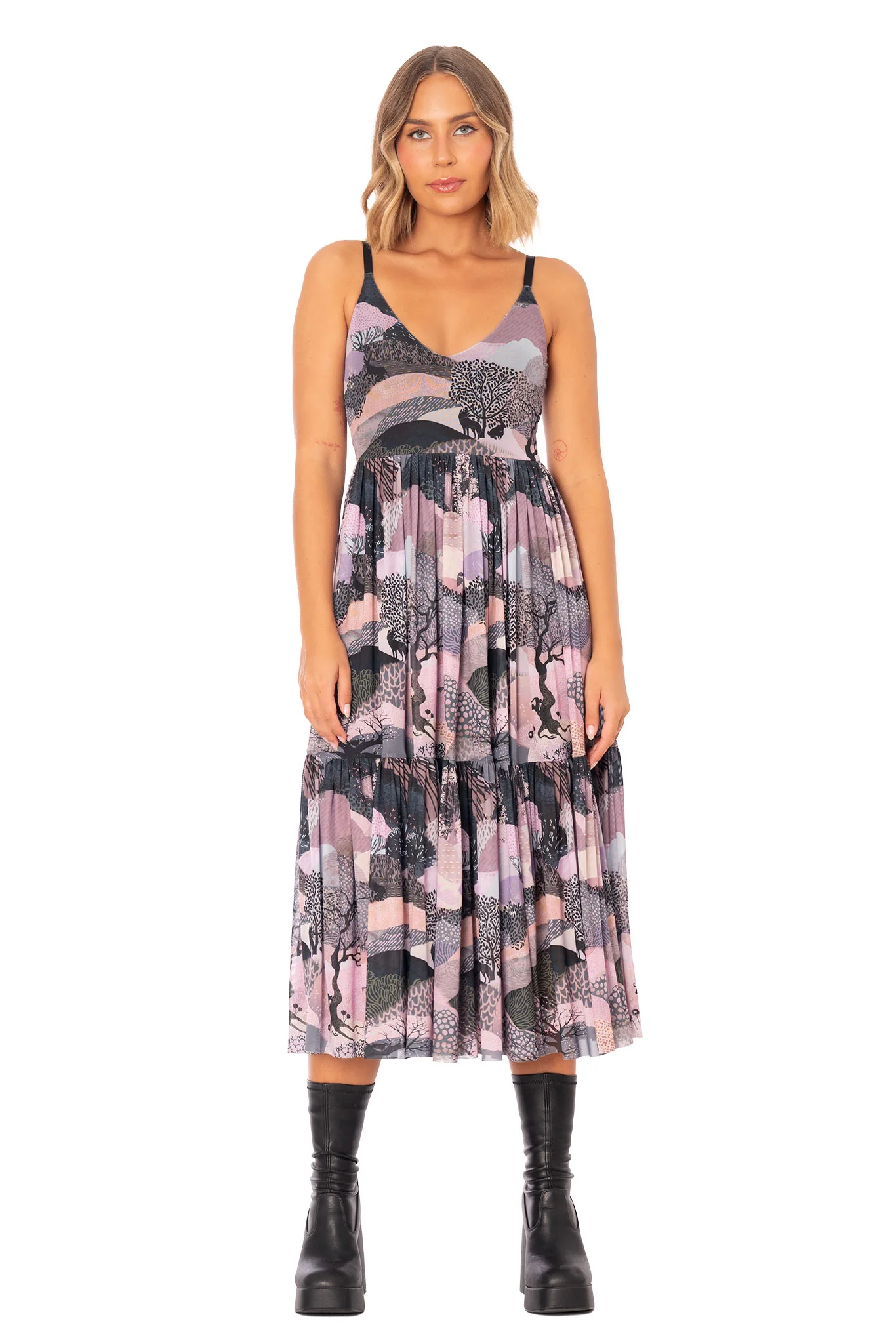 Edge of Night Sheer Midaxi Dress - Image 6