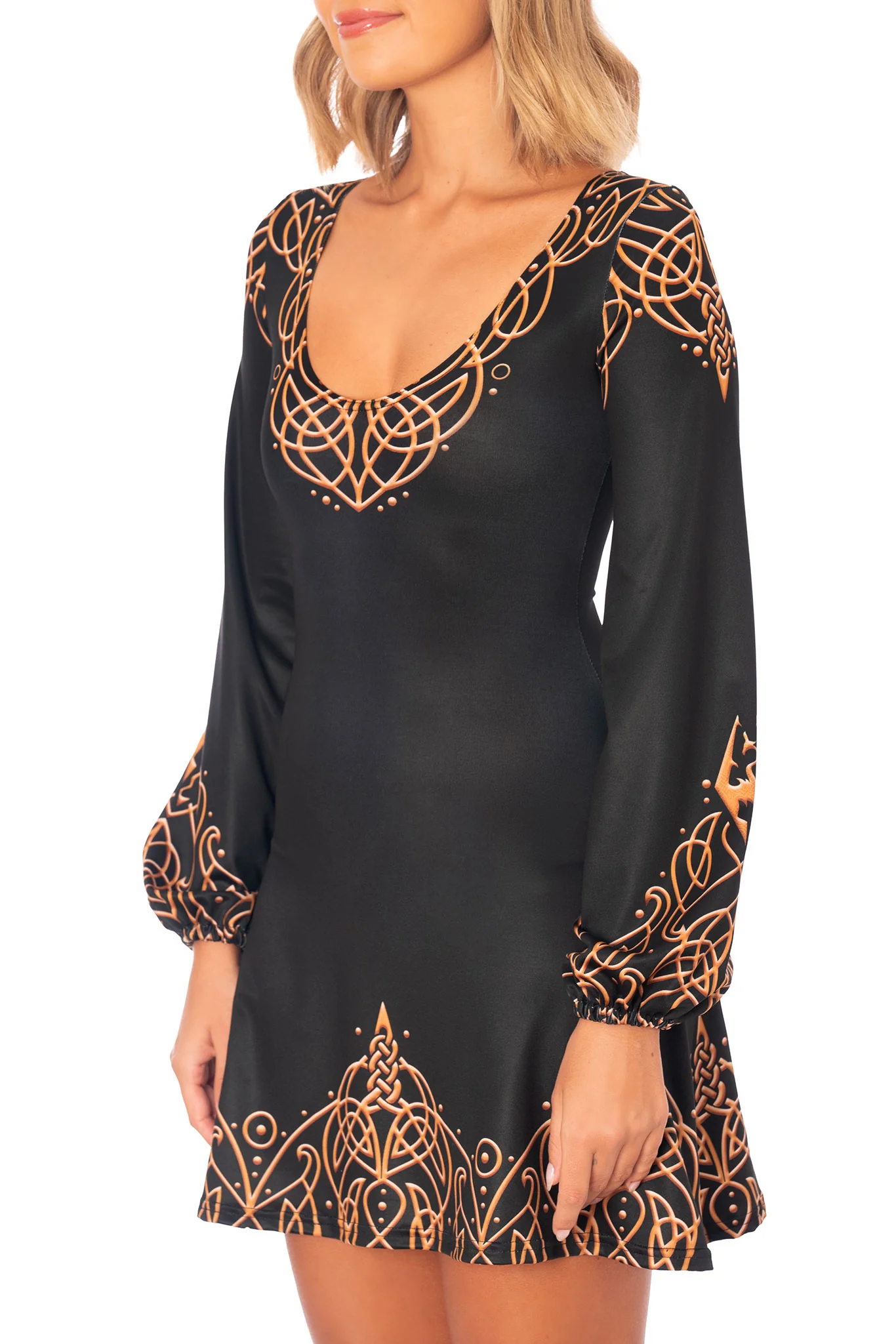 Imperial Elegance Bell Dress - Image 4
