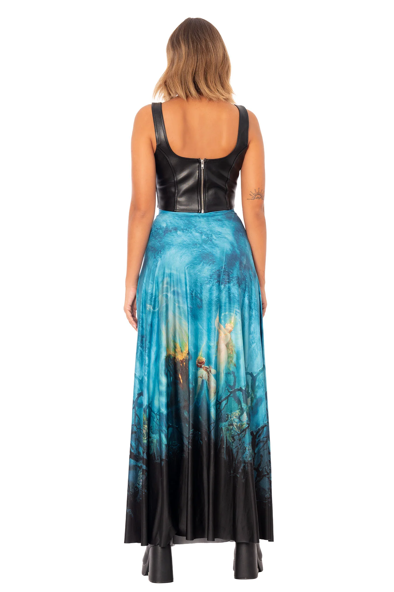 Office Siren Maxi Skirt - Image 4