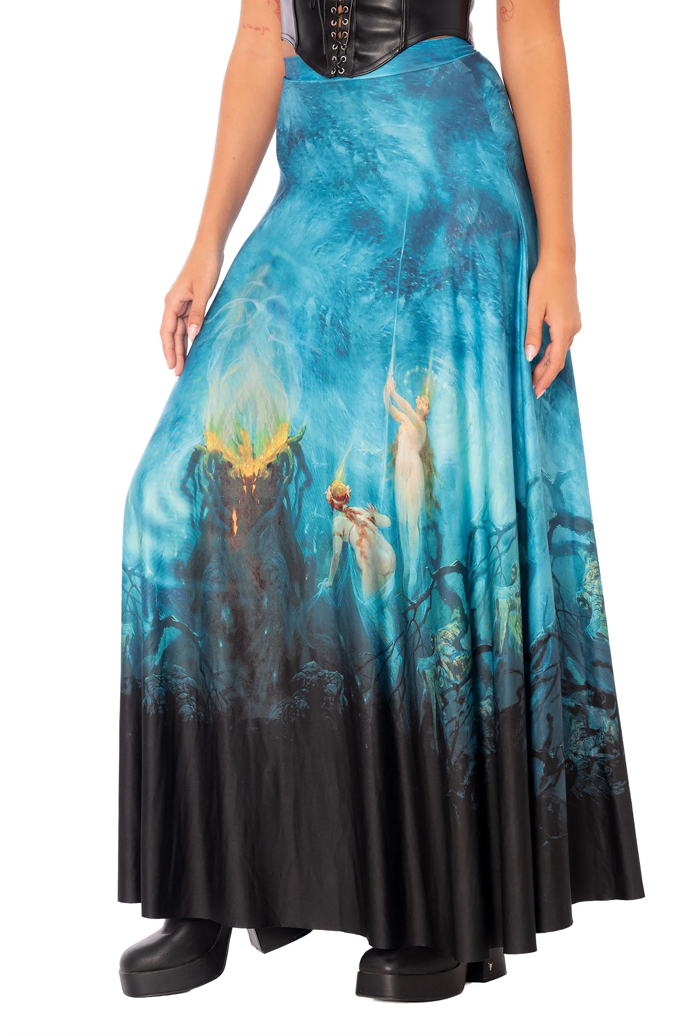 Office Siren Maxi Skirt - Image 5
