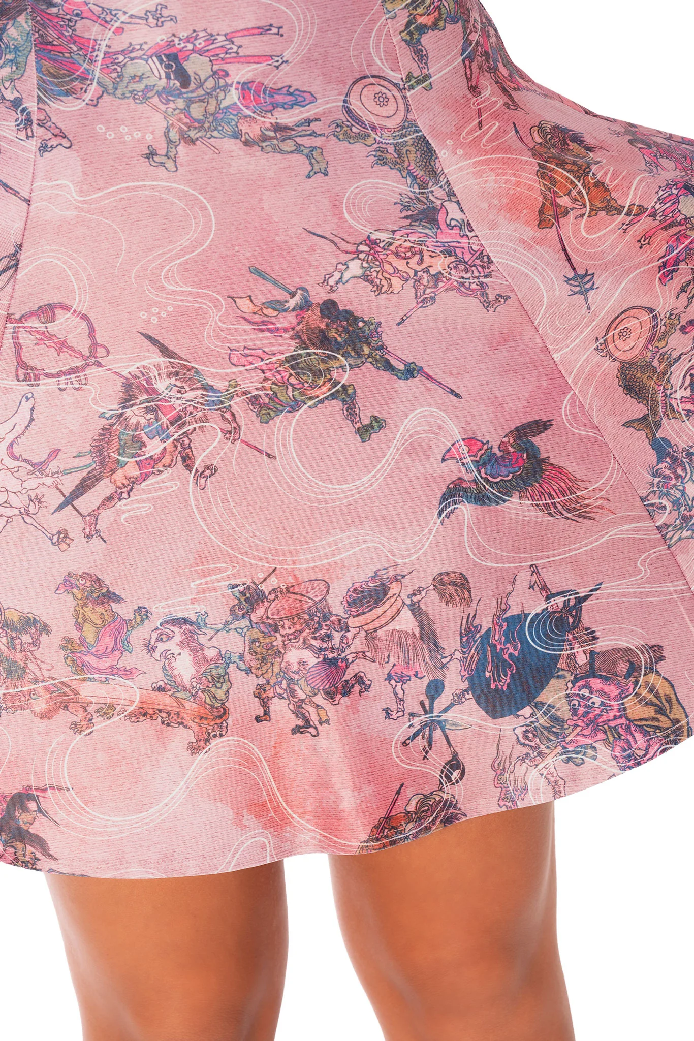 One Hundred Demons Mini Strappy Dress - Image 7