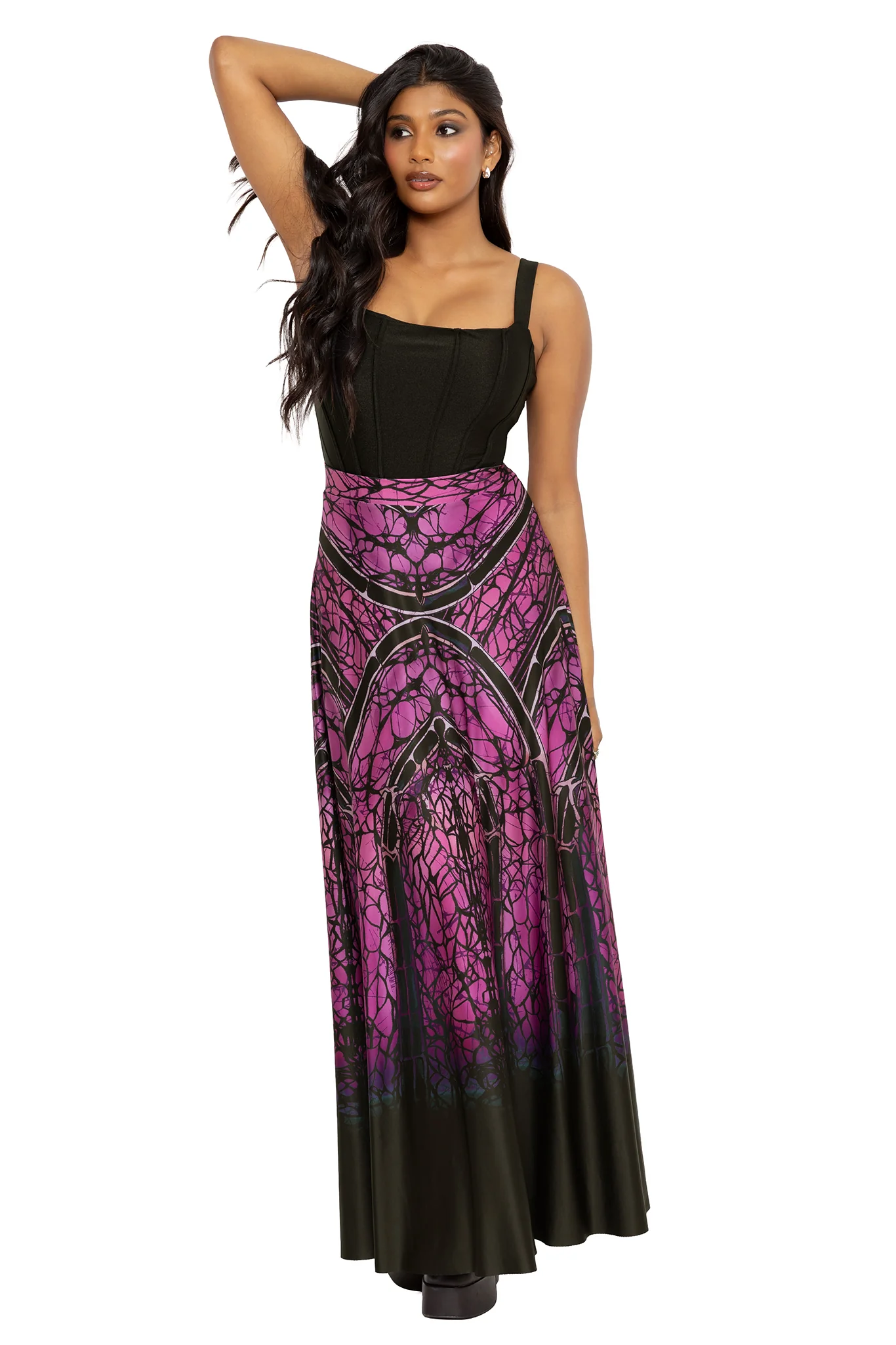 Preyer Plum Maxi Skirt - Image 5