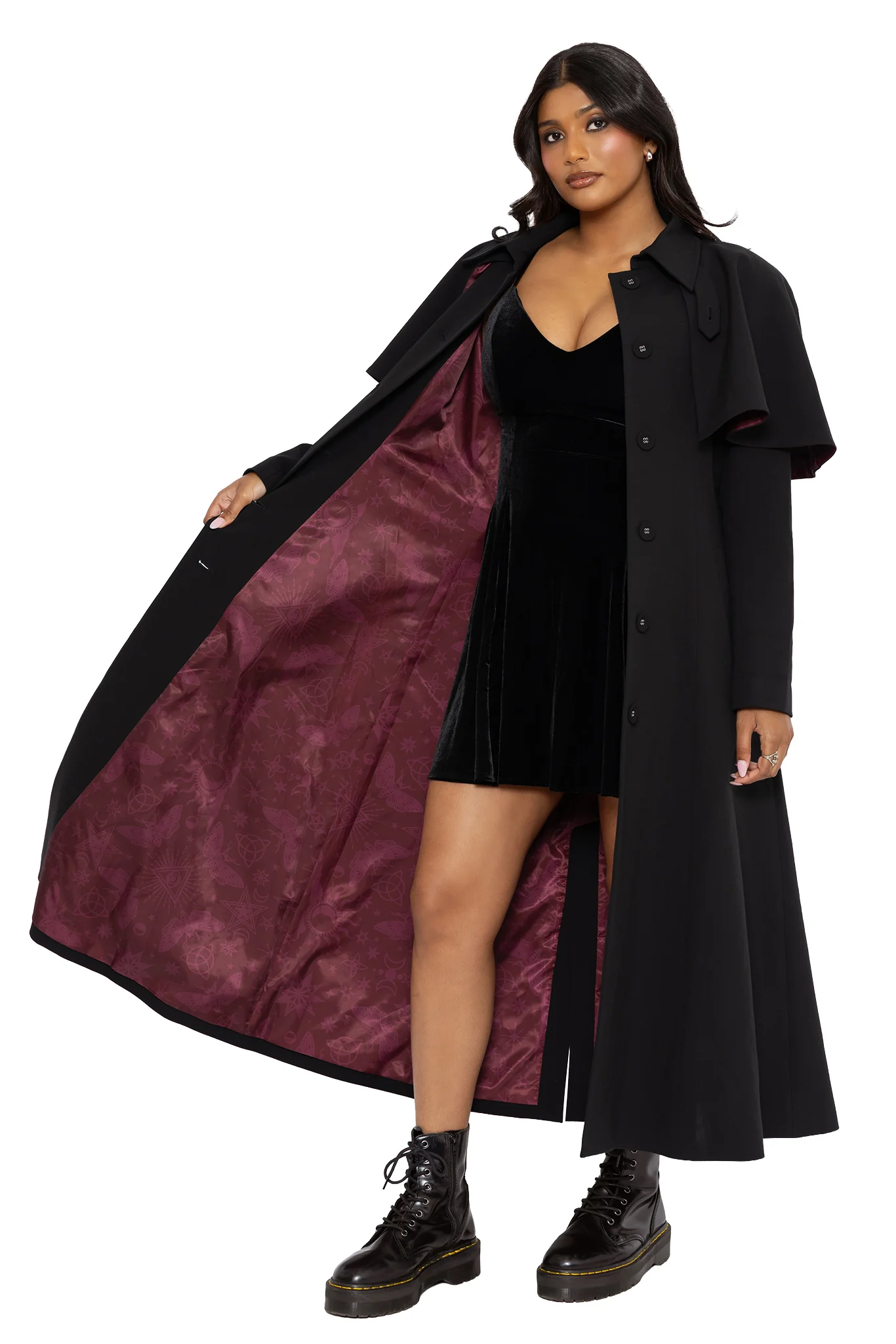Spell Berry Academy Trench Coat - Image 3