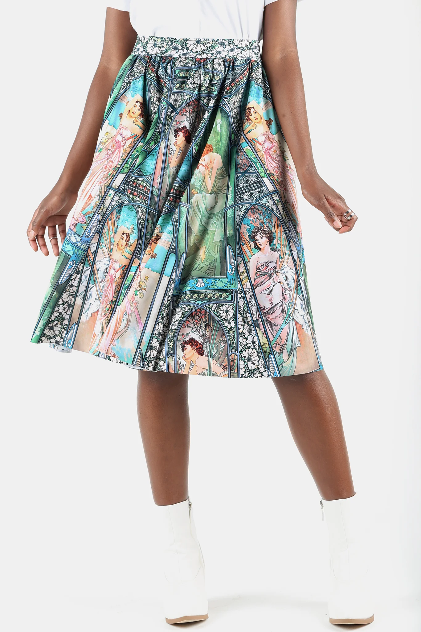 Times Of Day Pocket Midi Skirt - Image 5